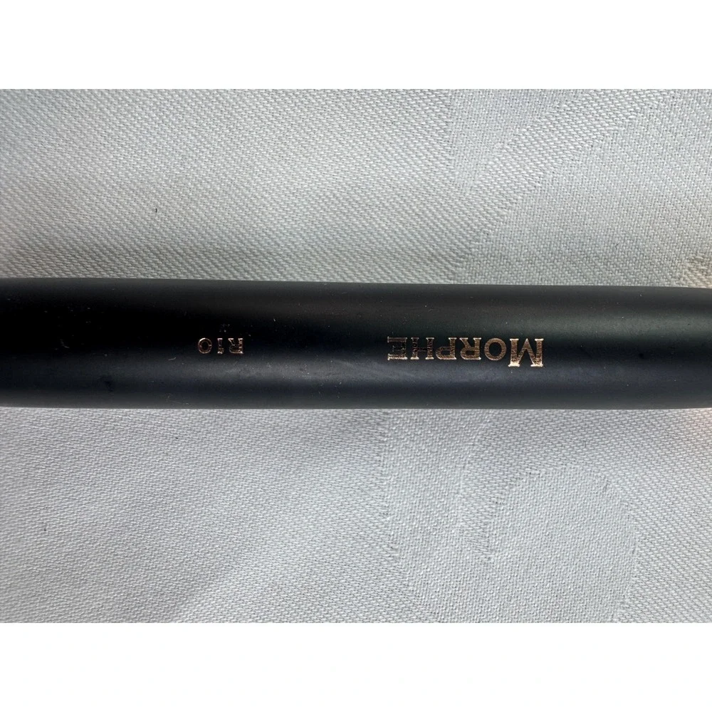 Morphe R10 Deluxe Tapered Powder Brush Rose Gold Collection Black Handle Makeup